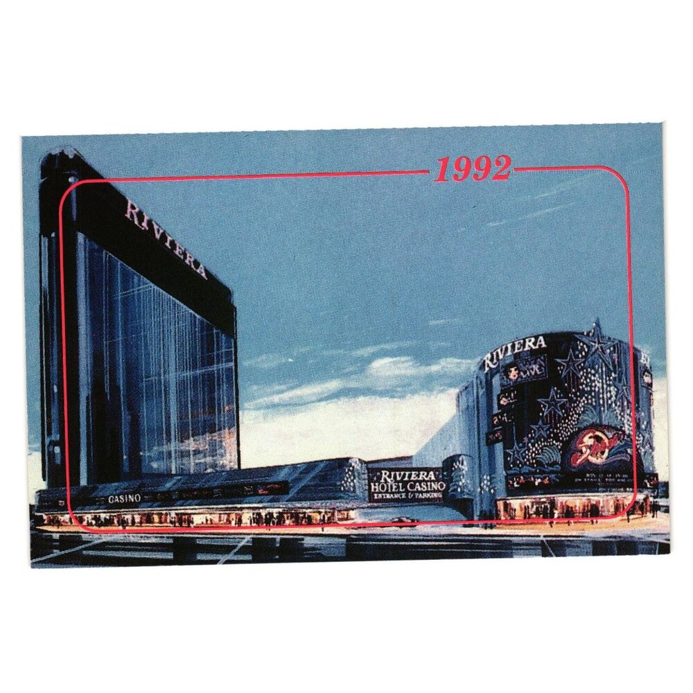 Artist Rendition Riviera 1992 Hotel Casino Vintage Postcard Las Vegas Nevada